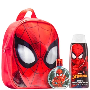 Air-Val Marvel Spider-Man Szett - EDT 50 ml + Tusfürdő 300 ml + Hátizsák