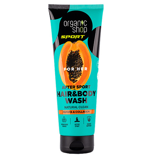 Hajmosás Organic Shop Sport - Papaya és kollagén