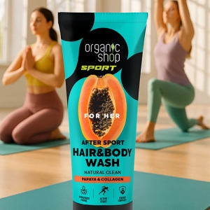 Hajmosás Organic Shop Sport - Papaya és kollagén