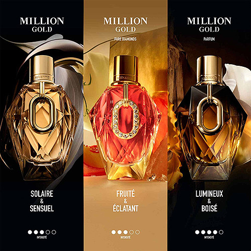 Női parfüm Paco Rabanne Million Gold For Her Pure Diamonds