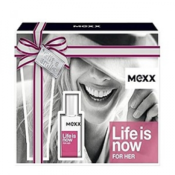 Mexx Life Is Now For Her Eau De Toilette Szett 15+50 ml