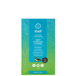 Khadi Deep Charcoal Cleanse Ayurvédikus hajpakolás 50 g