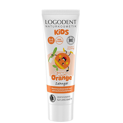 Baba és gyermek kozmetikumok Logona Logodent Kids Funny Orange