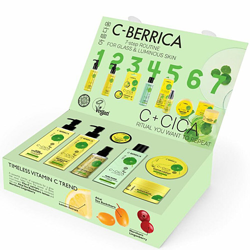 Arcápolás Natura Siberica C-Berrica C + CICA K-Beauty