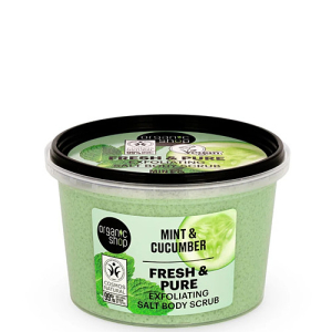 Organic Shop Menta és uborka Hámlasztó testradír 250 ml