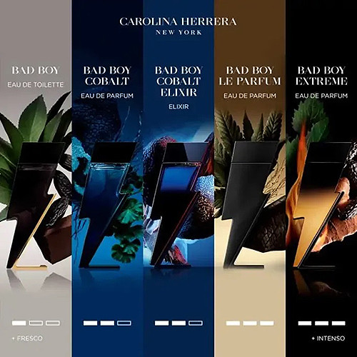 Férfi parfüm Carolina Herrera Bad Boy Cobalt Elixir