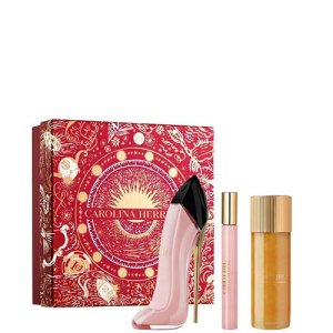 Carolina Herrera Good Girl Blush Szett - EDP 80 ml + EDP Tollparfüm 10 ml + Csillámos testápoló olaj 100 ml