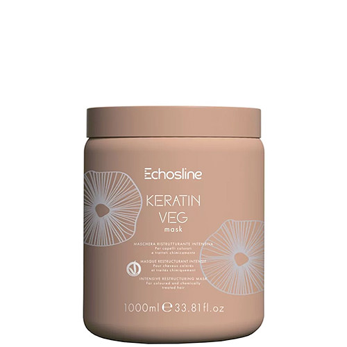 Kiöblítendő hajpakolások Echosline Keratin Veg