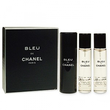 Chanel Bleu De Chanel Eau De Toilette Zsebparfüm és utántöltő 3x20 ml